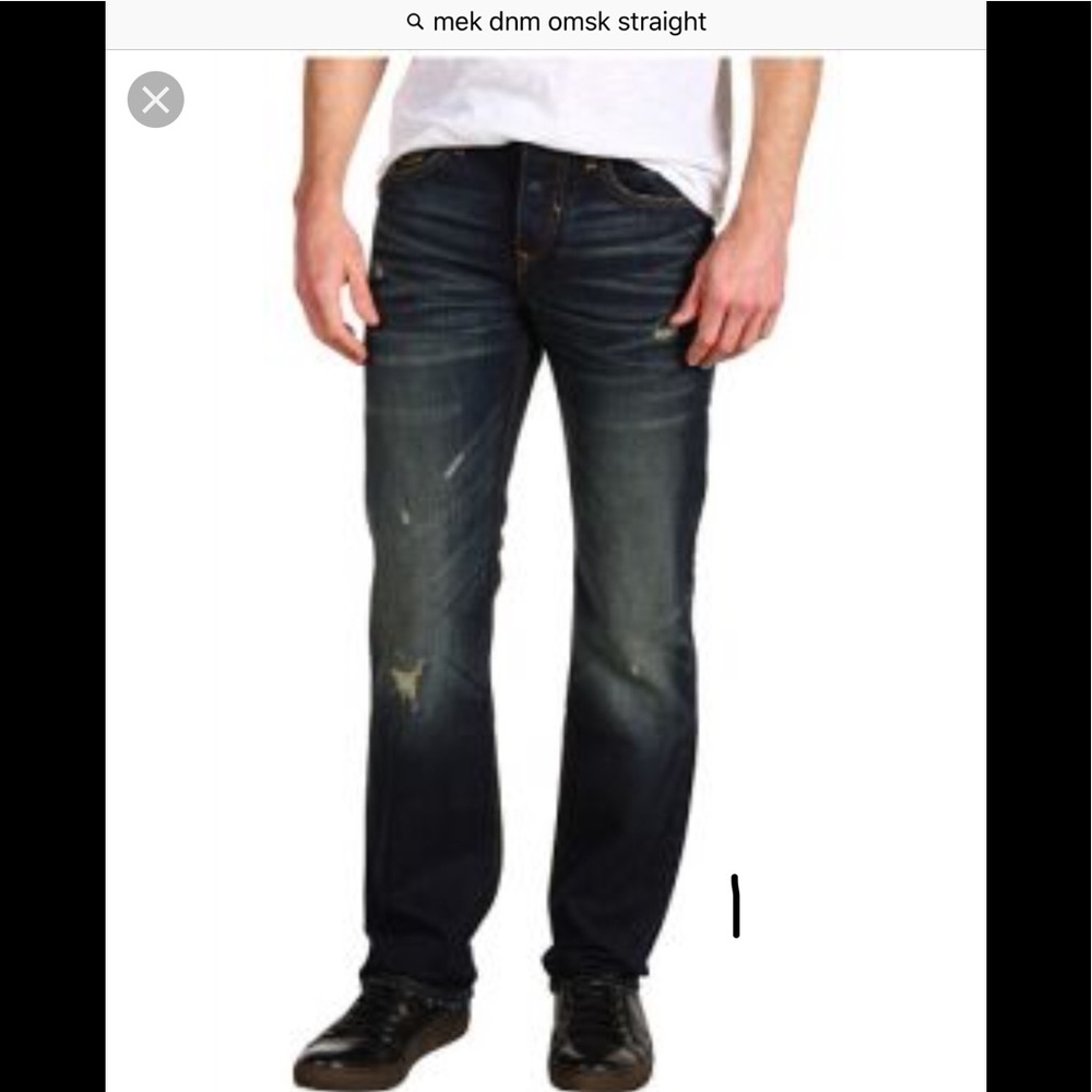 NWOT MEK DNM OMSK  Straight 32/34 Men’s Jeans